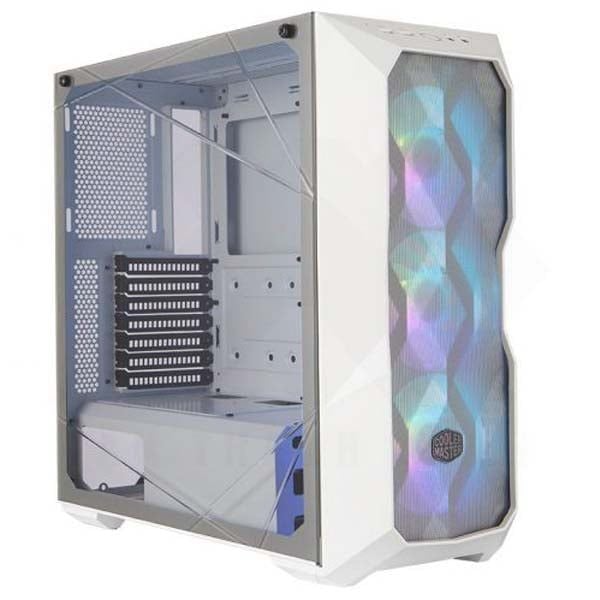  Thùng máy tính | Case Gaming Cooler Masterbox TD500 TG Mesh White ARGB 