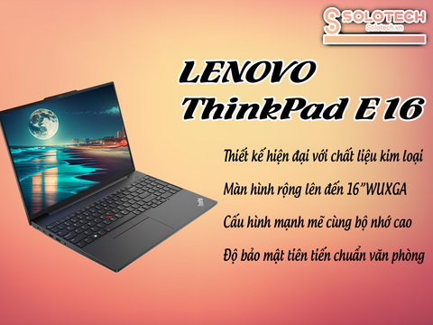  Laptop Lenovo ThinkPad E16 Gen 1 21JN005KVA i5-1335U| 16GB| 512GB| OB| 16