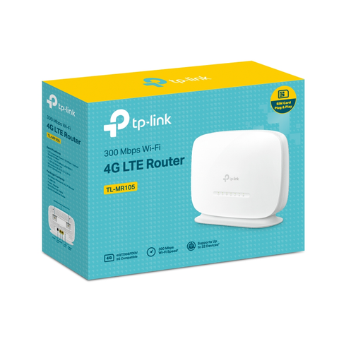  Thiết bị mạng TP-LINK Router Wifi Chuẩn Wifi 4G TL-MR105 