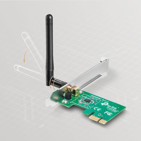  Thiết bị mạng TP-LINK Bộ Chuyển Đổi TL-WN781ND (PCI Express Không Dây Tốc Độ 150Mbps) 