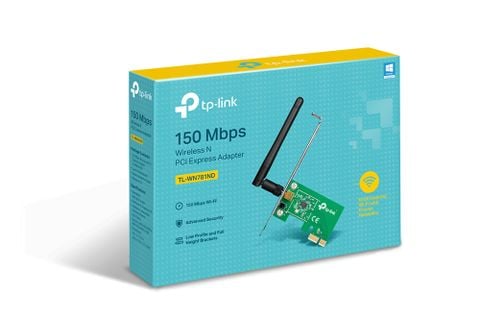  Thiết bị mạng TP-LINK Bộ Chuyển Đổi TL-WN781ND (PCI Express Không Dây Tốc Độ 150Mbps) 