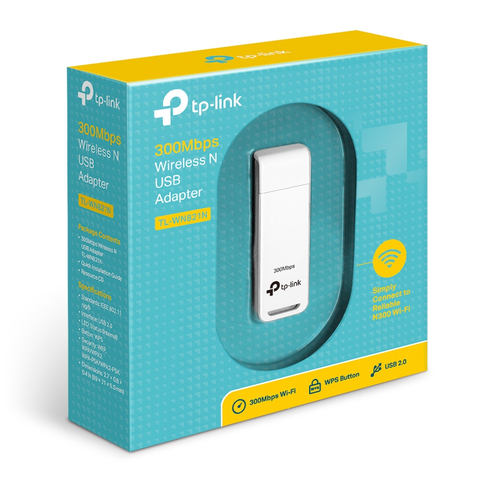  Thiết bị mạng TP-LINK USB Thu Sóng WiFi TL-WN821N Chuẩn N 