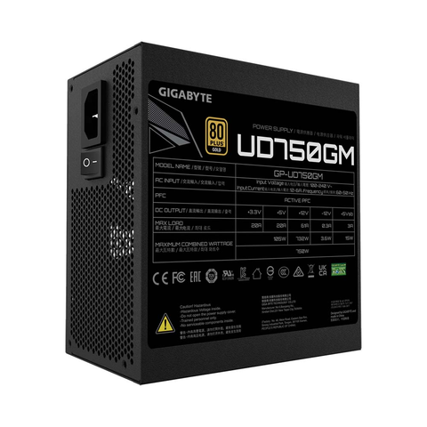  Nguồn máy tính Gigabyte UD750GM 80 Plus Gold GP-UD750GM (750W) 