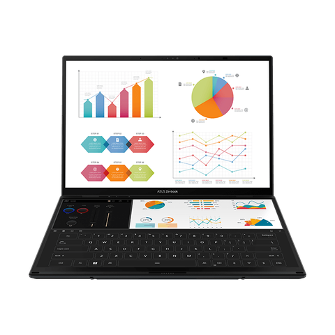  Laptop ASUS ZenBook Duo OLED UX8406MA-PZ142W Ultra 9 185H| 32GB| 1TB| OB| 2x 14