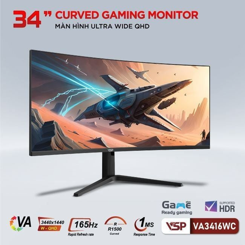  Màn hình máy tính LCD VSP Cong VA3416WC 34