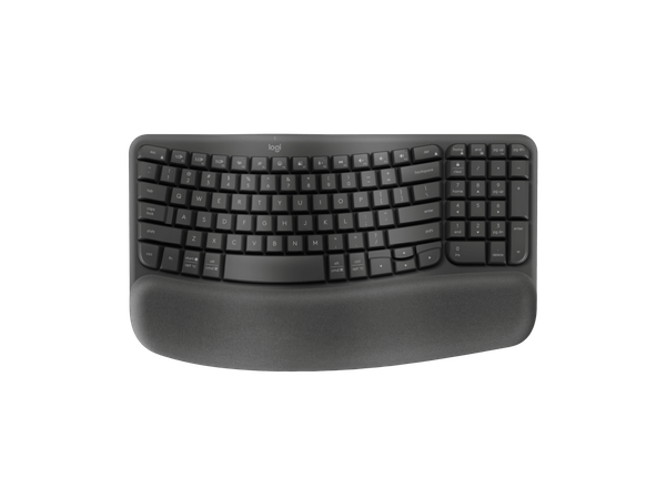 Bàn phím máy tính Logitech Wave Keys Ergonomic (Không dây - Kết nối USB, Bluetooth) 