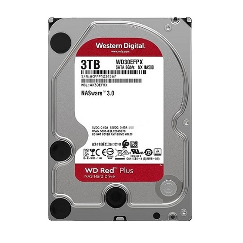  Ổ cứng HDD Western Digital Red Plus NAS 3TB WD30EFPX (3.5