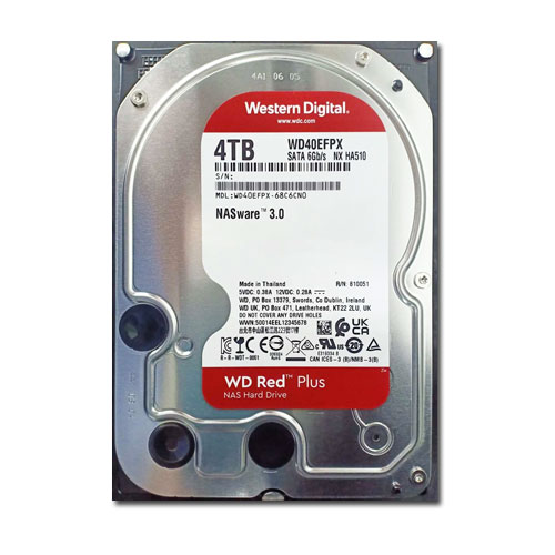  Ổ cứng HDD Western Digital Red Plus NAS 4TB WD40EFPX (3.5