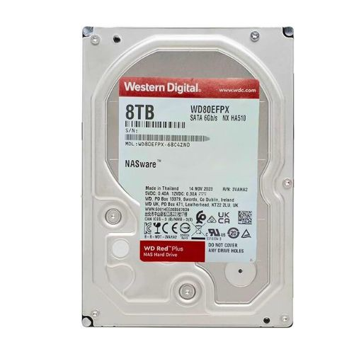  Ổ cứng HDD Western Digital Red Plus NAS 8TB WD80EFPX (3.5