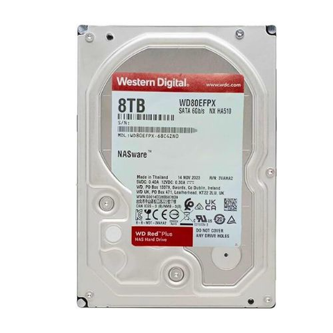  Ổ cứng HDD Western Digital Red Plus NAS 8TB WD80EFPX (3.5