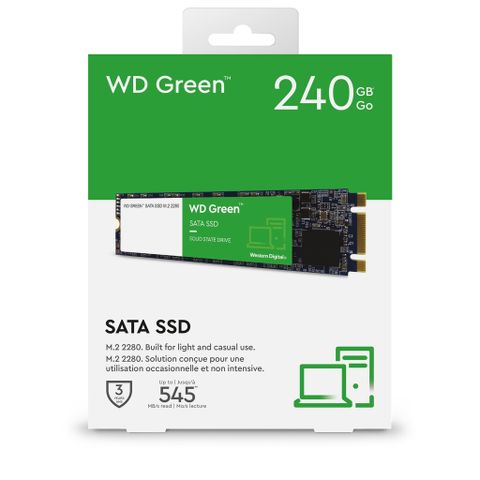  Ổ cứng SSD Western Digital GREEN 240GB WDS240G3G0B (M.2 2280) 