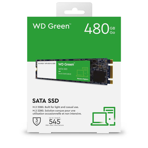  Ổ cứng SSD Western Digital GREEN 480GB WDS480G3G0B (M.2 2280) 