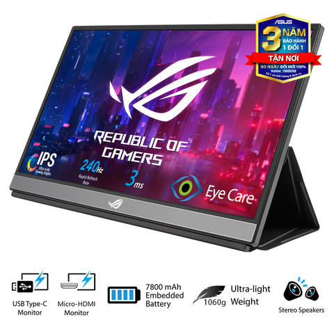  Màn hình máy tính Di Động ROG Strix LCD ASUS XG17AHPE 17.3