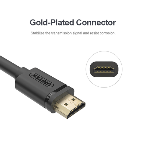  Cáp Unitek HDMI to HDMI 1.4V dài 5M Y-C140M Hỗ trợ 2K, 4K siêu nét 