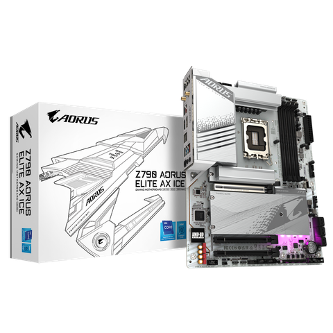  Mainboard Gigabyte Z790 Aorus Elite Ax Ice (Chipset Z790) 