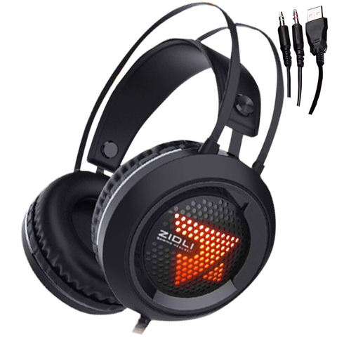  Tai nghe Game ZIDLI ZH6 3.5mm Born to Fight (chụp tai có dây Over-ear) 