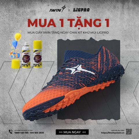  Giày iWin imPRO+ - Tím Cam 