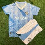  Áo Bóng Đá Trẻ Em Manchester City 23/24 Home 