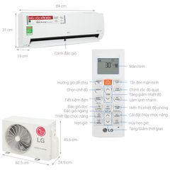 Máy lạnh 2 chiều LG Inverter 1 HP B10END1