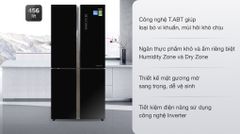 Tủ lạnh Aqua Inverter 456 lít AQR-IG525AM GB