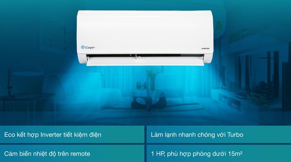 Điều hòa Casper Inverter 9000 BTU IC-09TL32