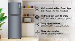 Tủ lạnh Beko Inverter 189 lít RDNT201I50VK