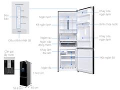 Tủ lạnh Electrolux Inverter 335 lít EBB3742K-H