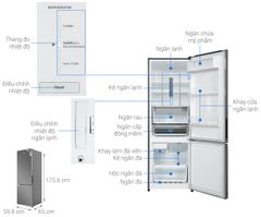 Tủ lạnh Electrolux Inverter 335 Lít EBB3702K-A