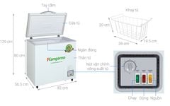 Tủ đông Kangaroo 140 lít KG 265NC1