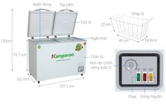 Tủ đông Kangaroo 192 lít KG 266NC2