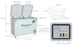 Tủ đông Kangaroo 212 lít KG 328NC2