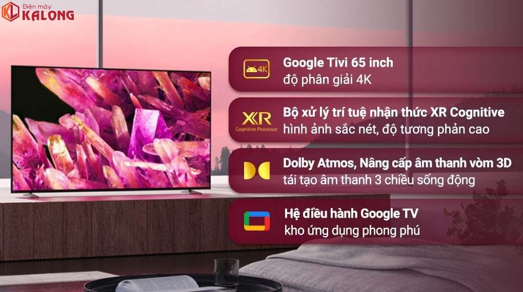 Google Tivi Sony 4K 55 inch XR-55X90K