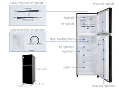 Tủ lạnh Toshiba Inverter 233 lít GR-A28VM(UKG1)