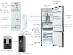 Tủ lạnh Electrolux Inverter 335 Lít EBB3762K-H