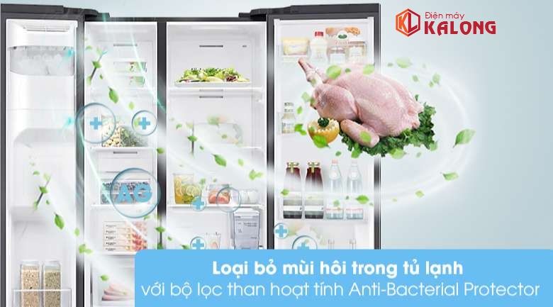 Tủ lạnh Family Hub Samsung Inverter 616 lít RS64T5F01B4/SV