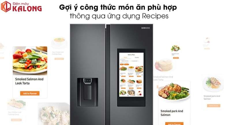 Tủ lạnh Family Hub Samsung Inverter 616 lít RS64T5F01B4/SV