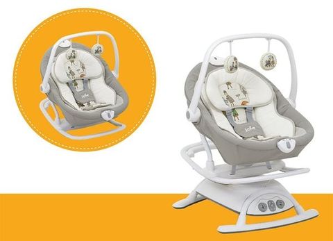 Nôi cũi cho bé Joie Sansa 2in1 Portrait (Nôi đưa)