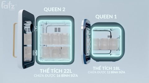 Máy tiệt trùng sấy khô Fatzbaby UVC LED QUEEN 2 FB4707CYT
