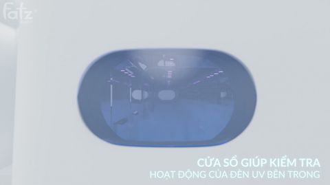 Máy tiệt trùng sấy khô Fatzbaby UVC LED QUEEN 2 FB4707CYT