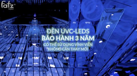 Máy tiệt trùng sấy khô Fatzbaby UVC LED QUEEN 2 FB4707CYT