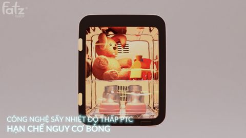 Máy tiệt trùng sấy khô Fatzbaby UVC LED QUEEN 2 FB4707CYT