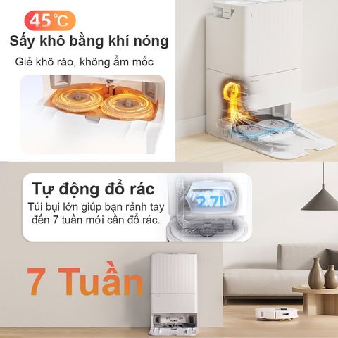 Robot hút bụi lau nhà thông minh Roborock Q Revo