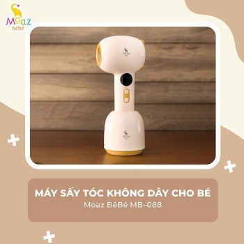 Máy sấy tóc không dây cho bé Moaz BéBé MB-088