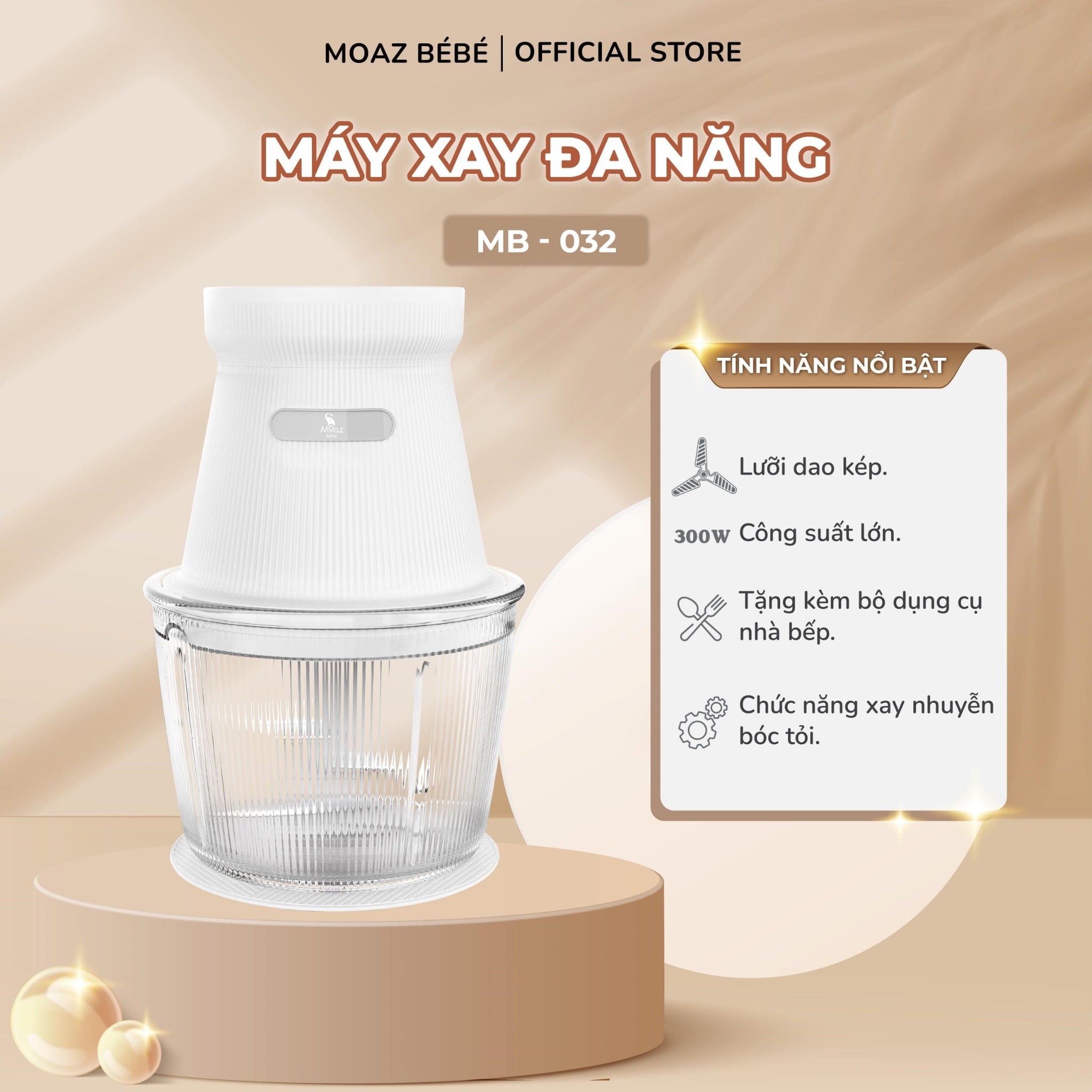 Máy xay đa năng Moaz BéBé MB-032