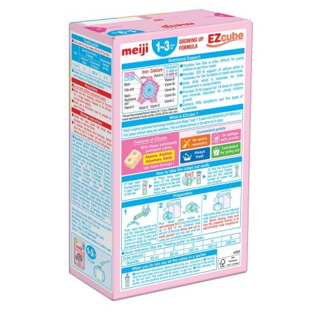 Sữa Meiji Growing Up Formula Ezcube 448g (1-3 tuổi)