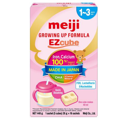 Sữa Meiji Growing Up Formula Ezcube 448g (1-3 tuổi)