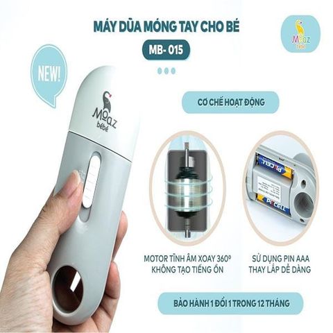 Máy dũa móng Moaz BéBé  cho bé MB-015