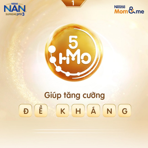 Sữa bột Nestlé NAN SupremePro 2 lon 800g với 5HMO & đạm Gentle Optipro nhập khẩu nguyên lon từ Đức