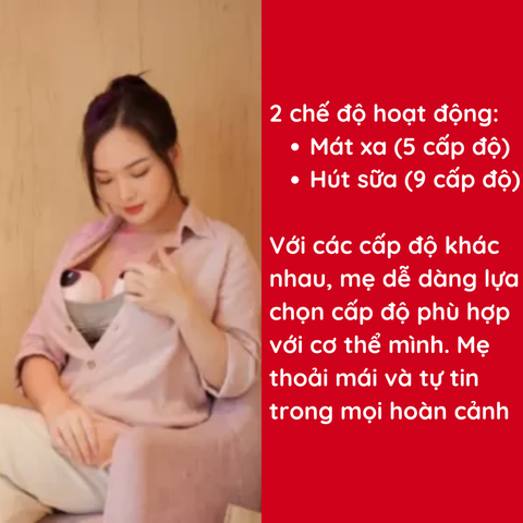 Máy hút sữa điện rảnh tay không dây Fatzbaby Freemax 6 FB1211MX