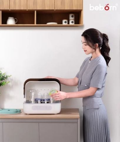 Máy úp bình sữa và tiệt trùng sấy khô Beborn UVC SB02